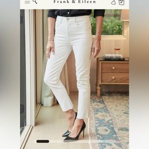 Frank and Eileen Cork jeans in white